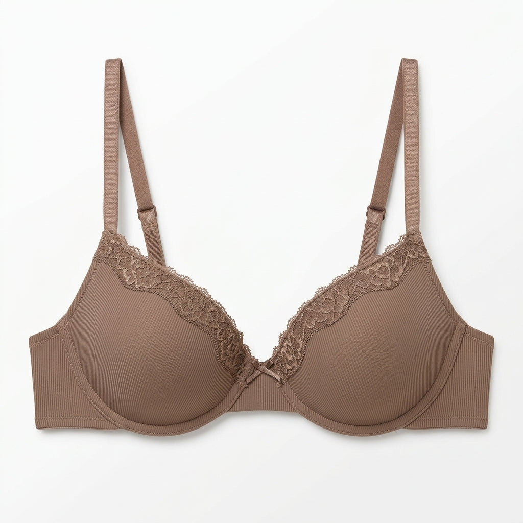 Pack of 2 - Lace Detail Plunge Bra