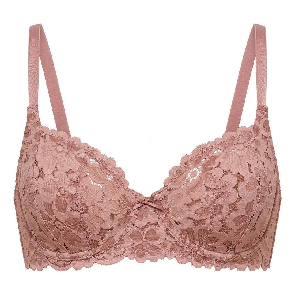 Lace Detail Non-Padded and Non-Wired Bra
