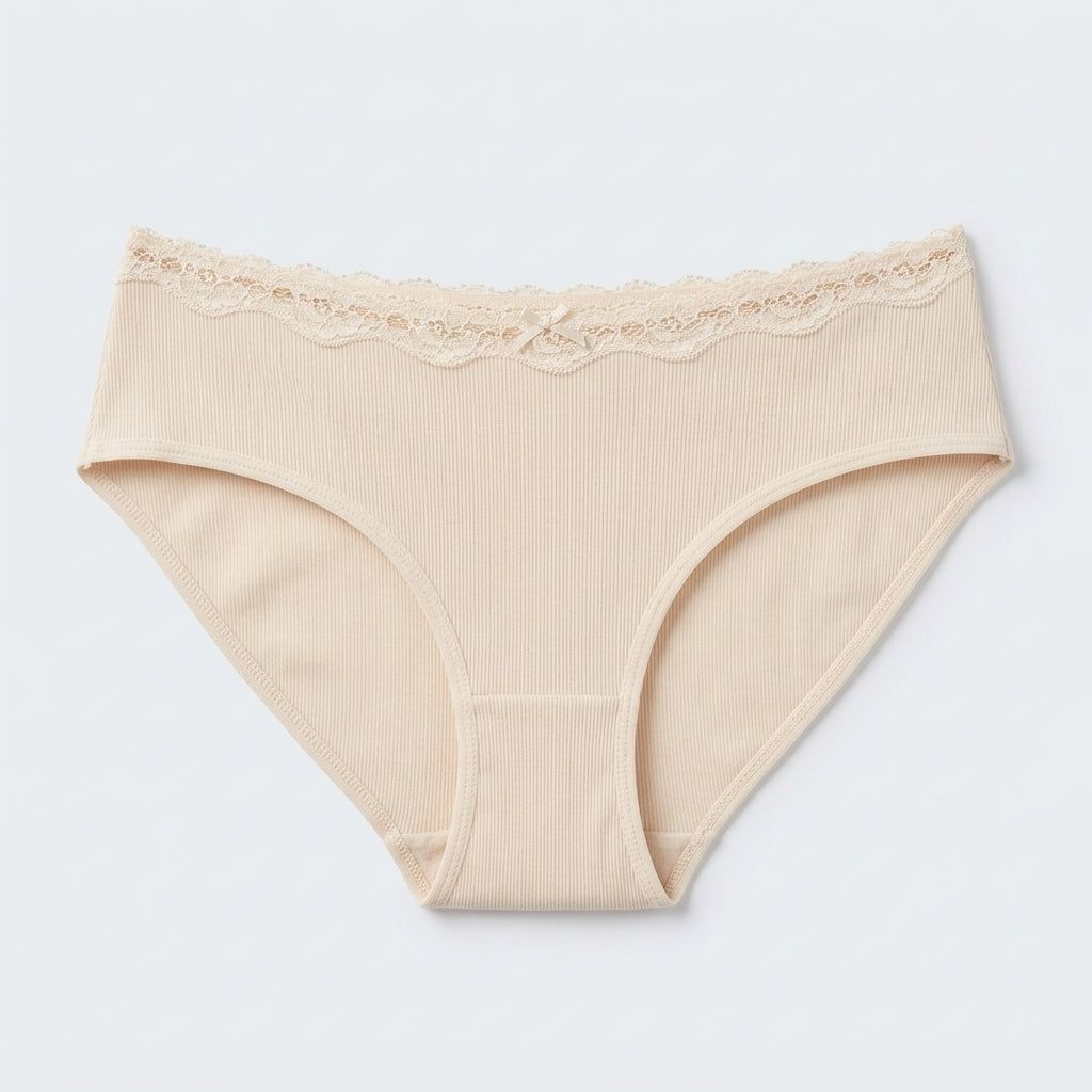 Pack of 2 - Ribbed Brazillian Briefs