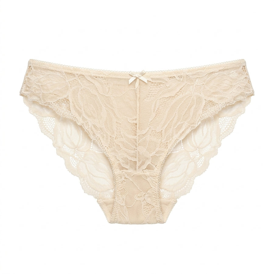 Pack of 2 - Floral Lace Brazilian Briefs