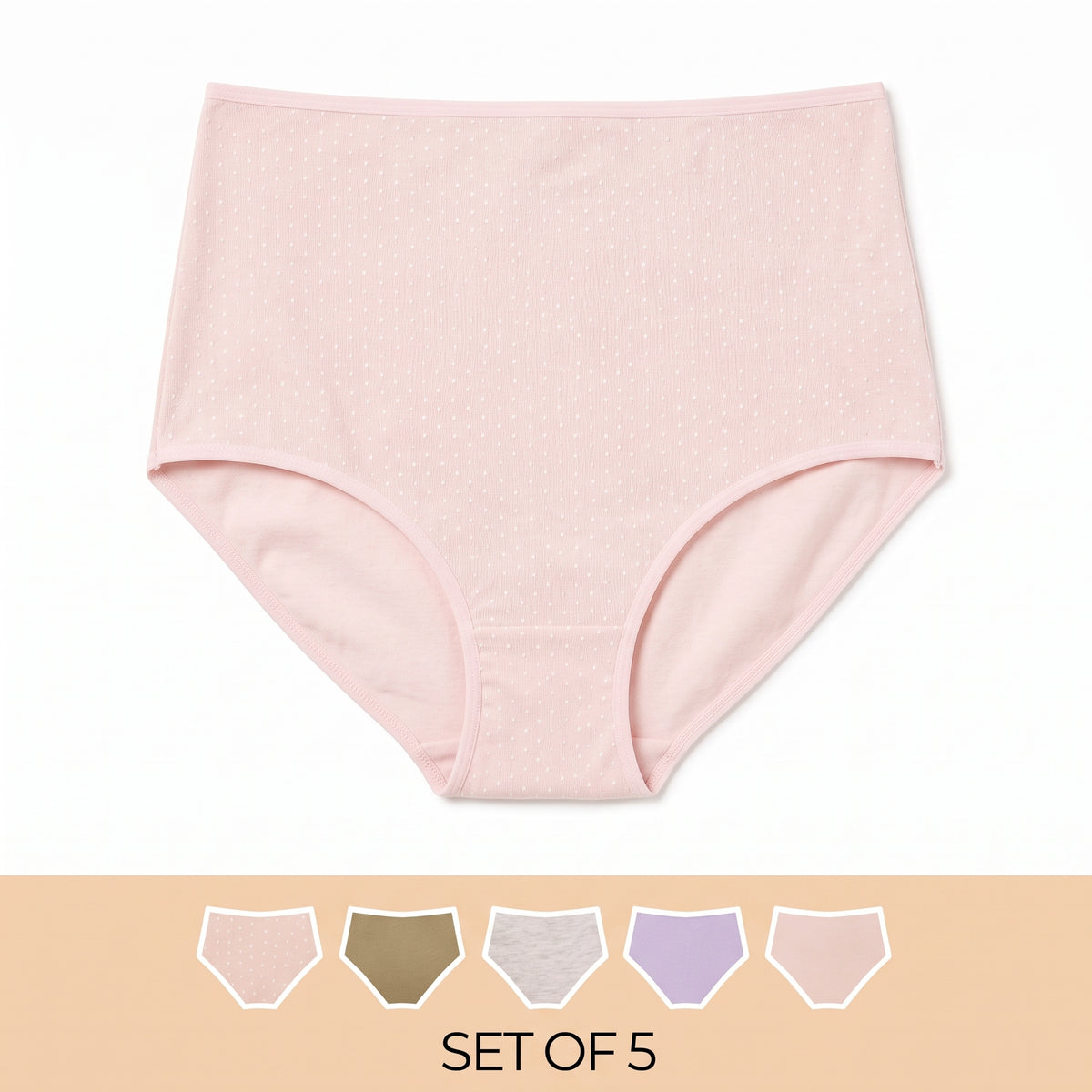 Pack of 5 - Assorted Full Briefs
