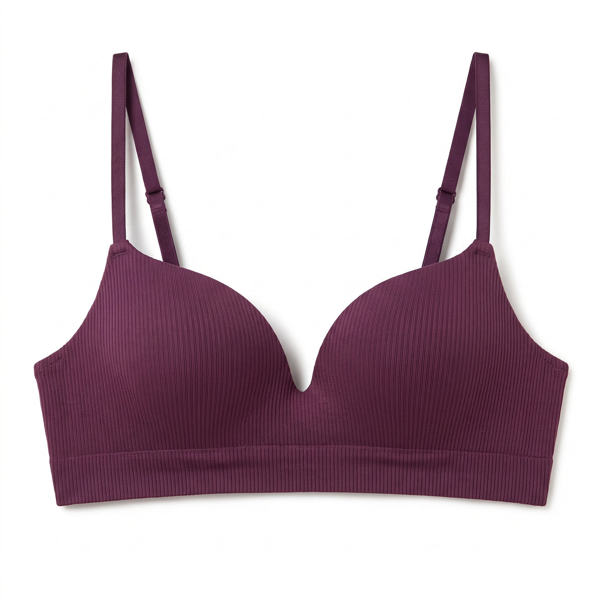 Ribbed Seamless Bra