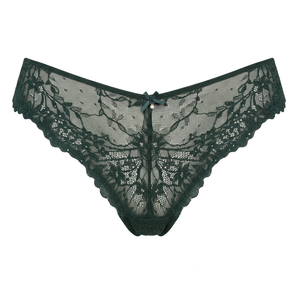Floral Lace Brazilian Briefs