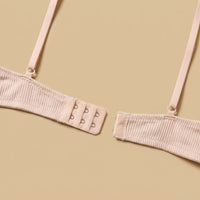 Pack of 2 - Lace Trim Padded Non-Wired A-frame Bra