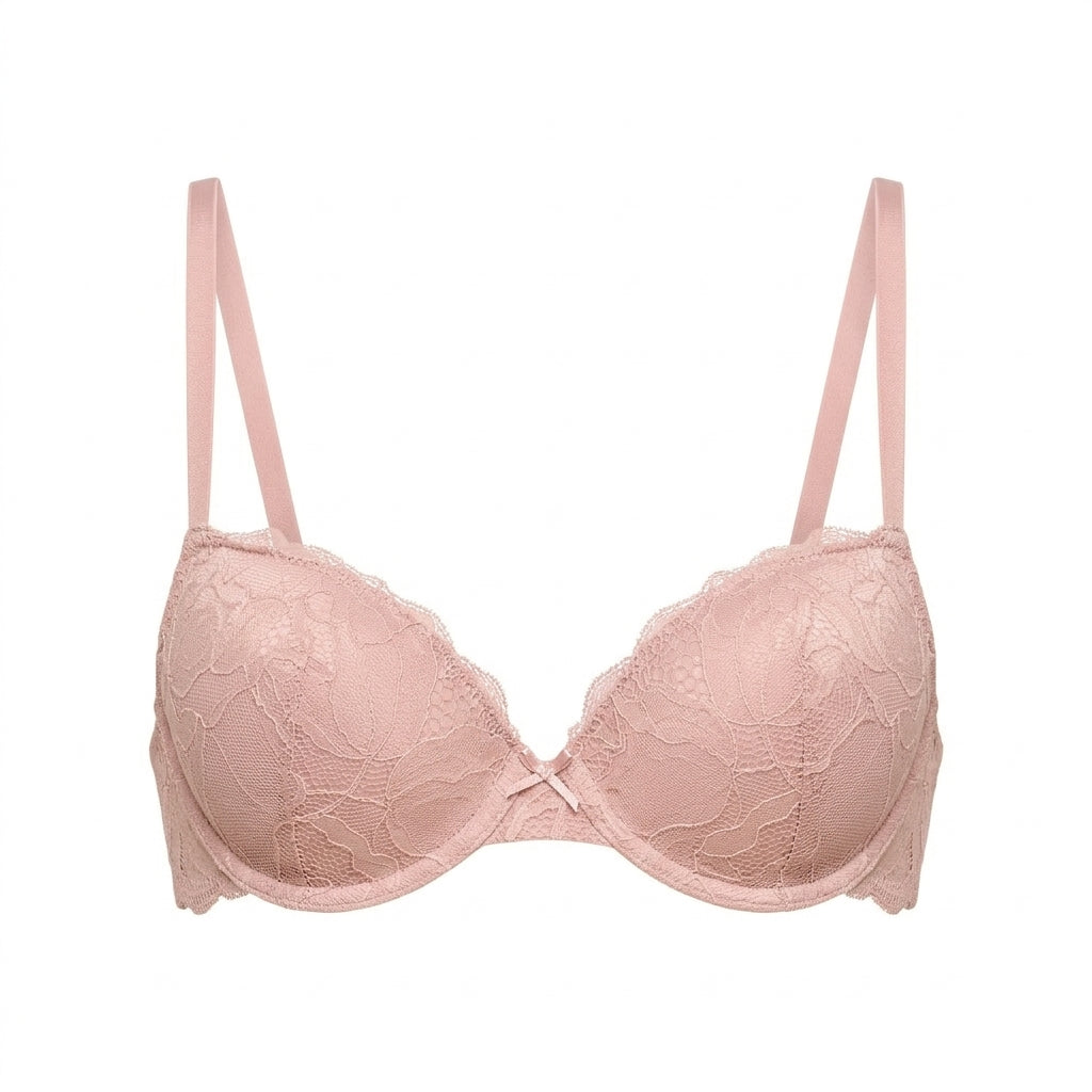 Pack of 2 - Floral Lace Demi Push-Up Bra