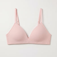 Ribbed Padded Non-Wired Comfort Bra