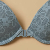 Floral Lace Plunge Bra