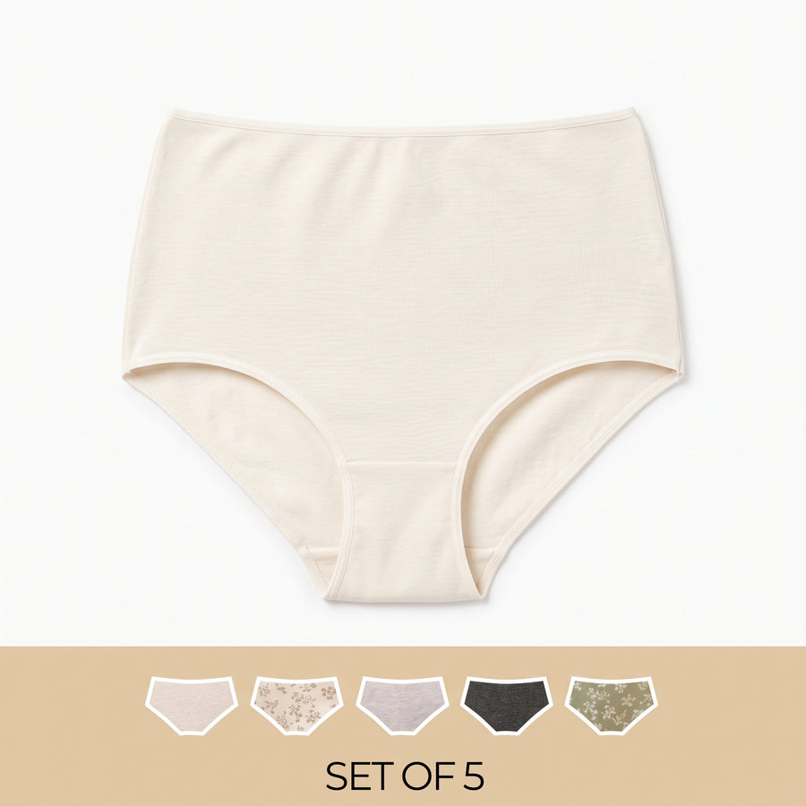 Pack of 5 - Assorted Full Briefs