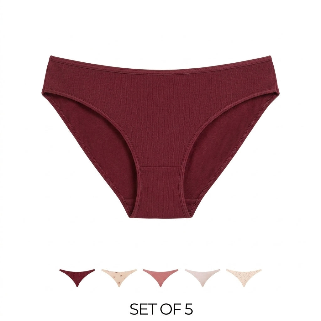 Pack of 5 - Bikini Briefs