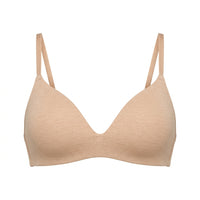 Pack of 2 - Plain Padded Non-Wired A-frame Bra