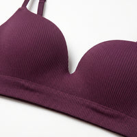 Ribbed Seamless Bra