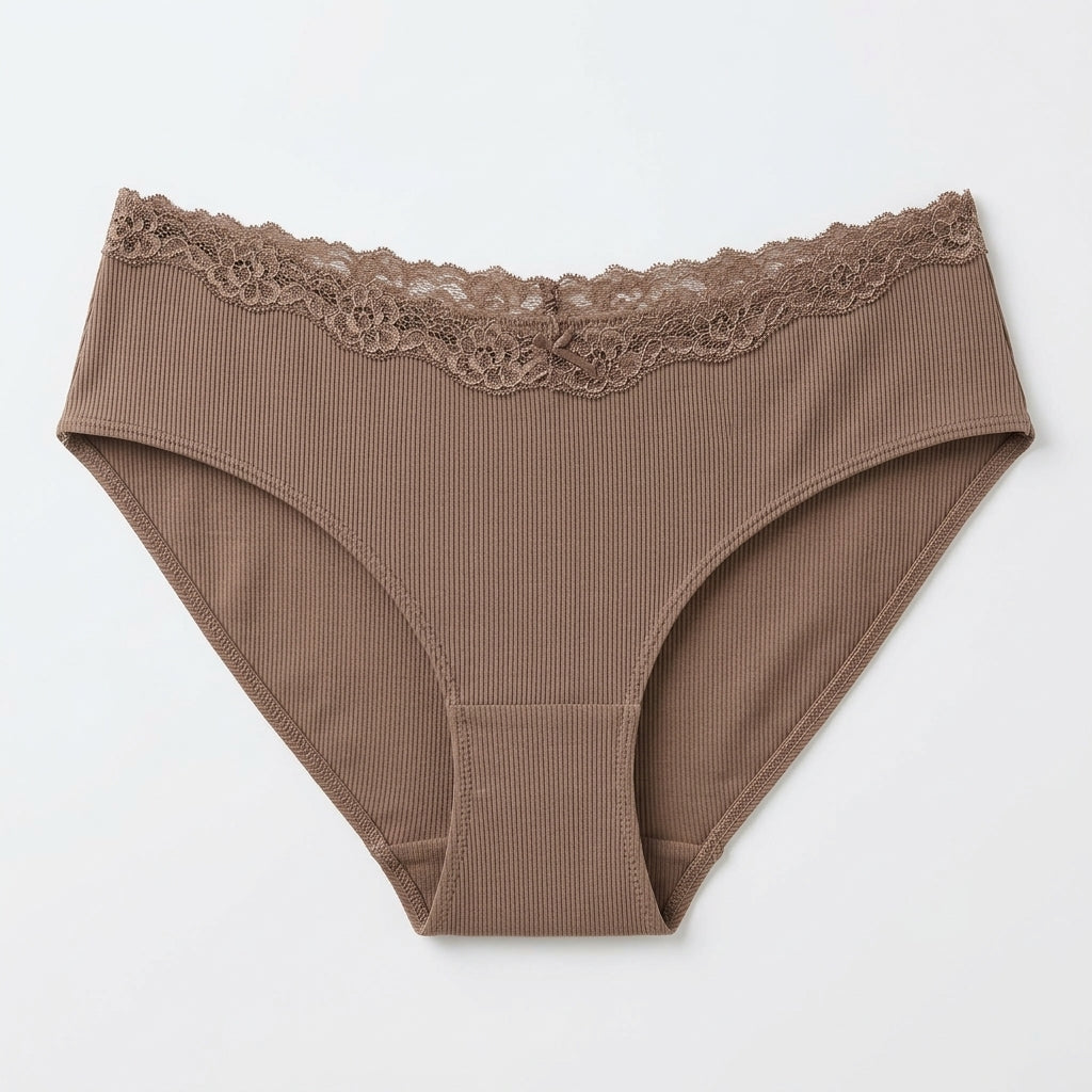 Pack of 2 - Ribbed Brazillian Briefs