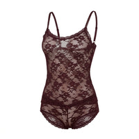 Lace Detail Camisole and Briefs Set