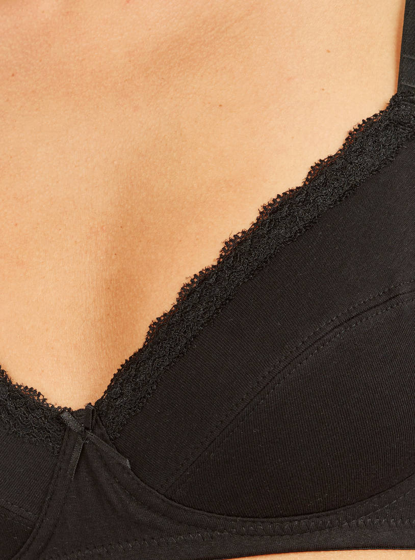 Pack of 2 - Lace Detail Bra