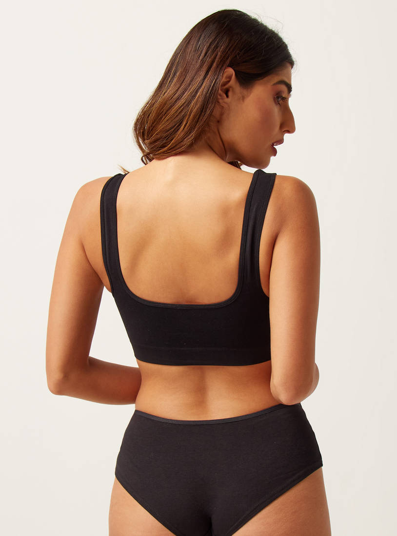 Padded Non-Wired Seamless Support Bra