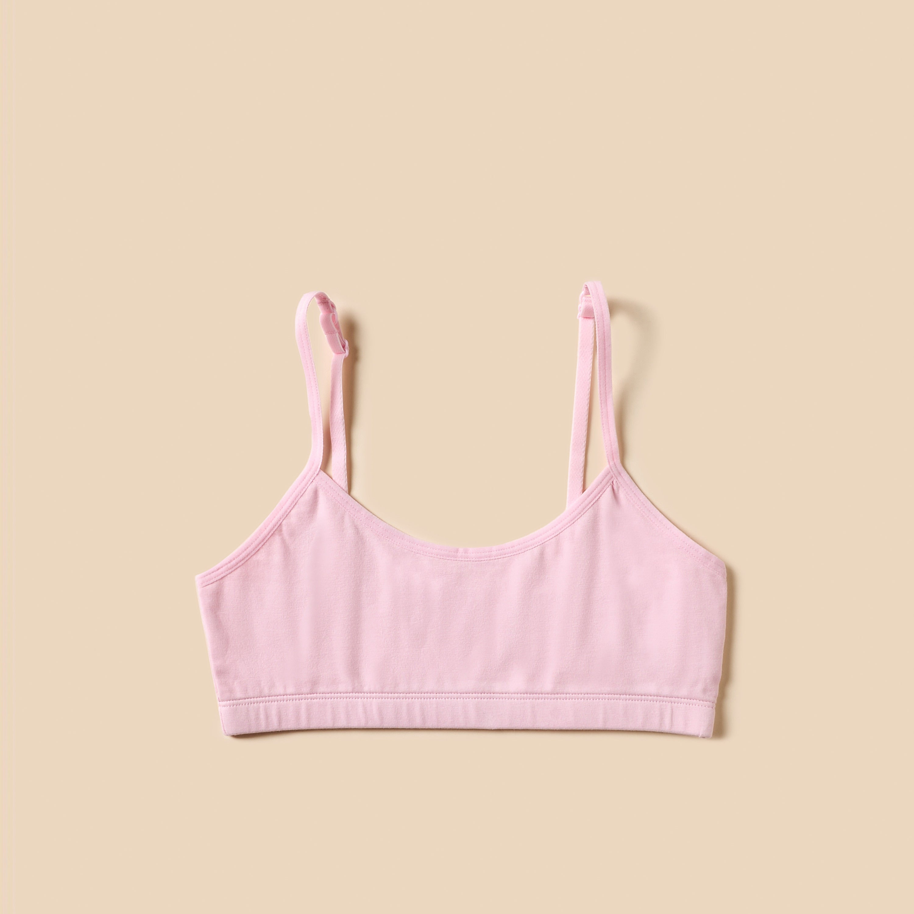 Pack of 2 - Plain Bra with Bow Applique