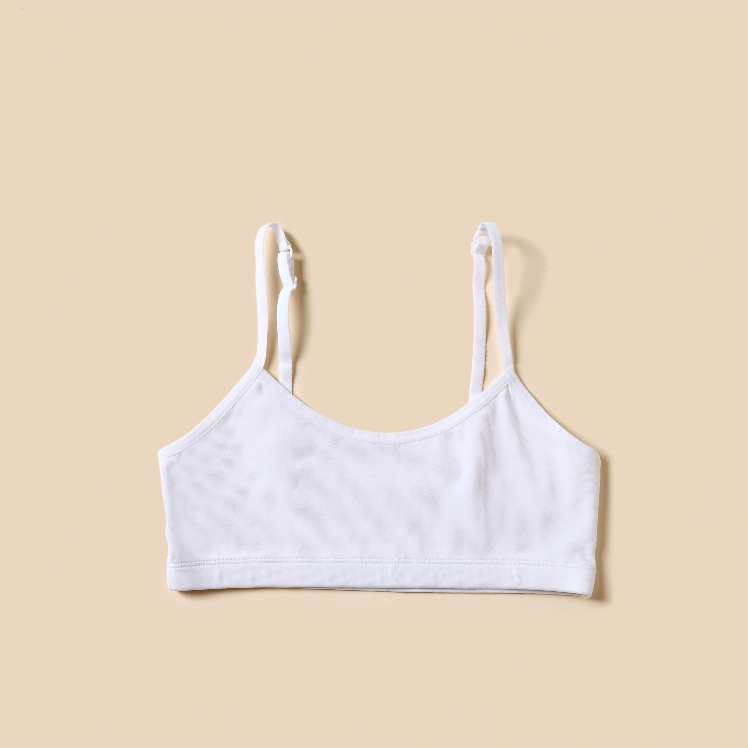 Pack of 2 - Plain Bra with Bow Applique