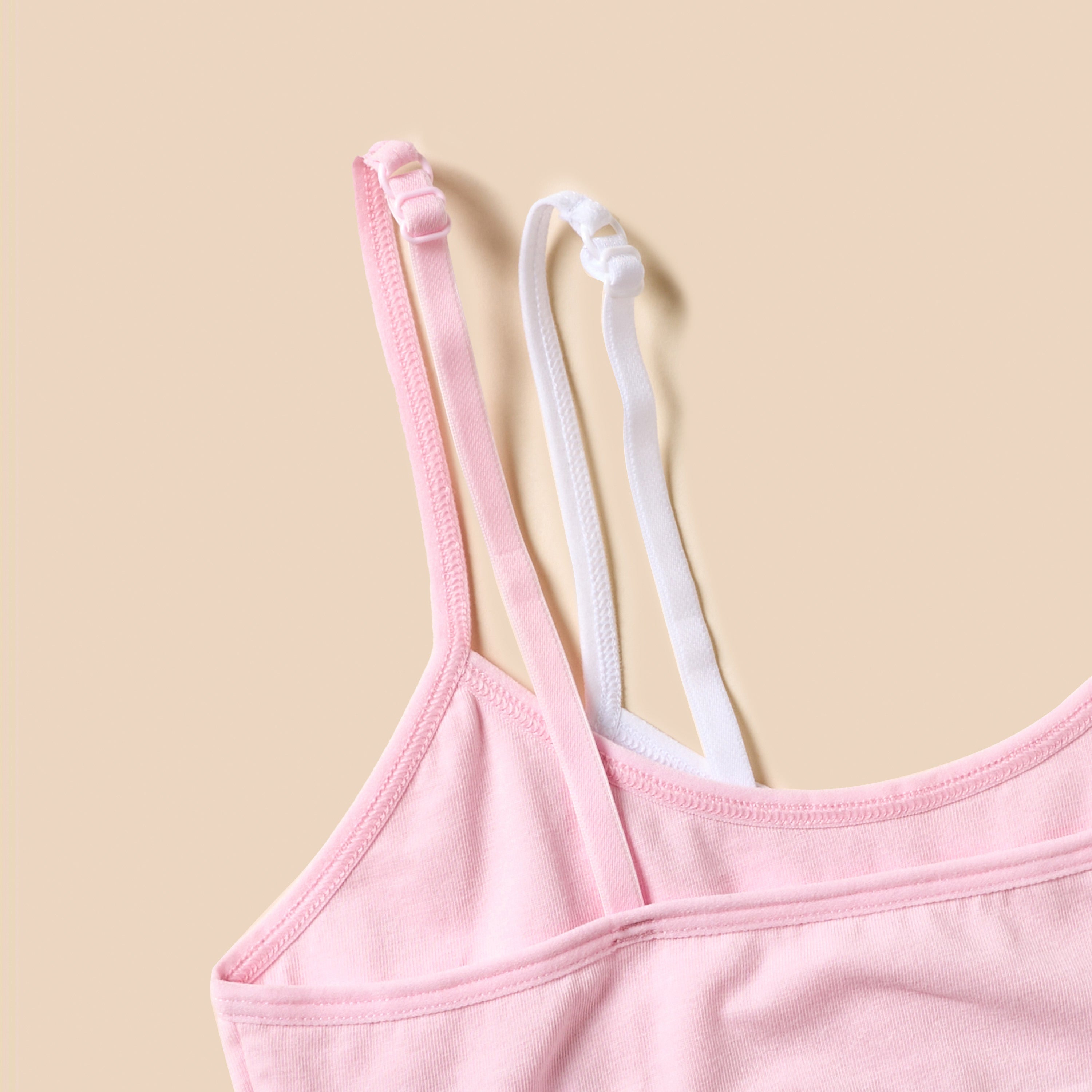 Pack of 2 - Plain Bra with Bow Applique