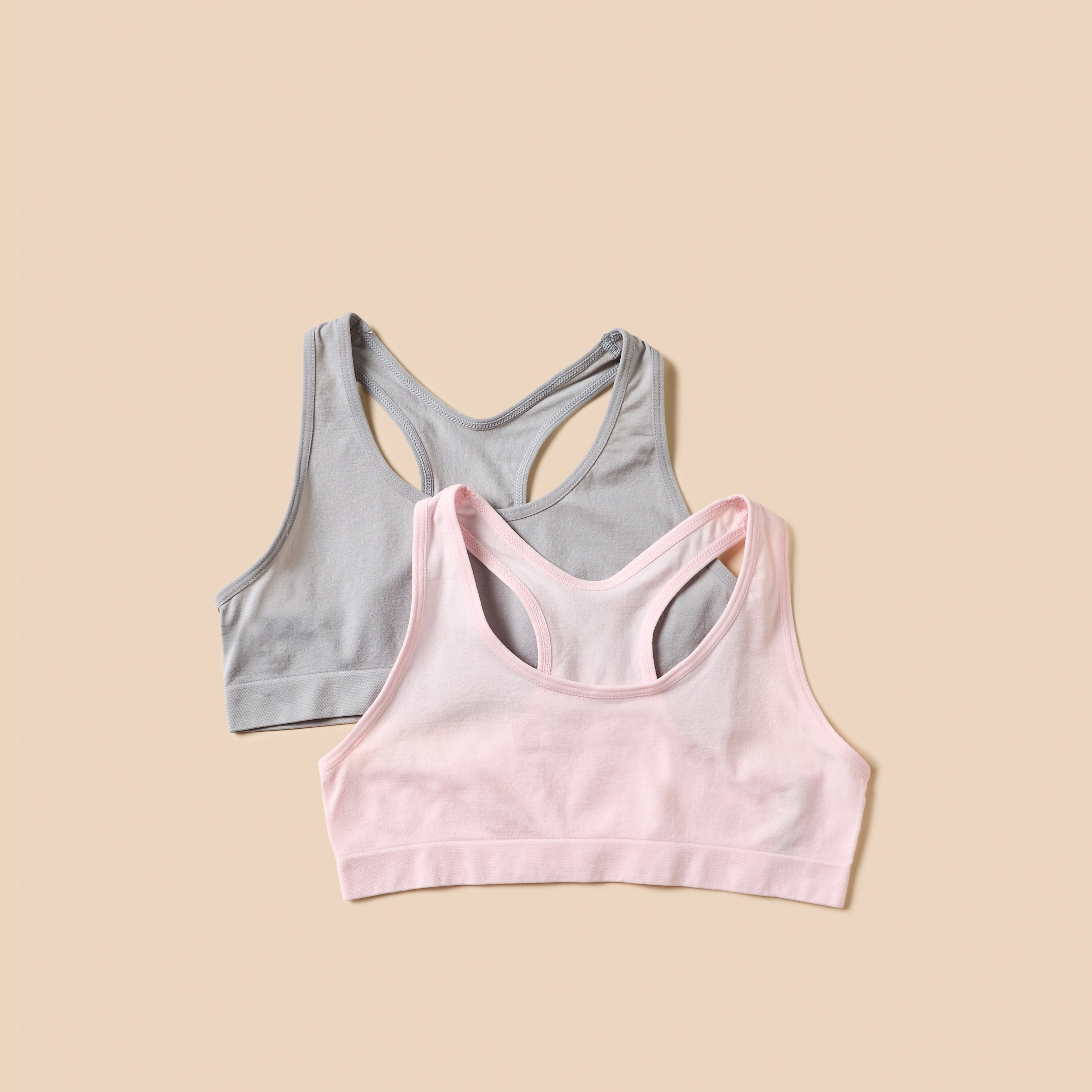 Pack of 2 - Seamless Racerback Sports Bra