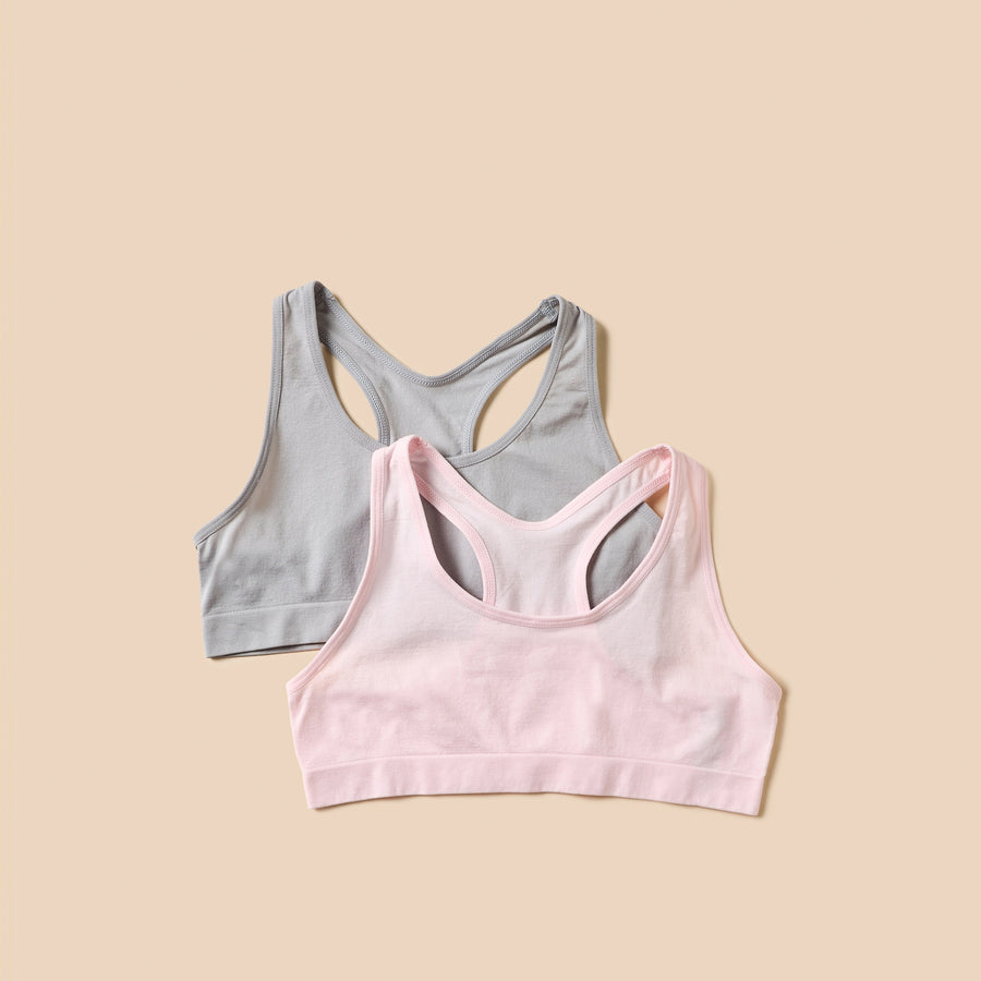 Pack of 2 - Seamless Racerback Sports Bra