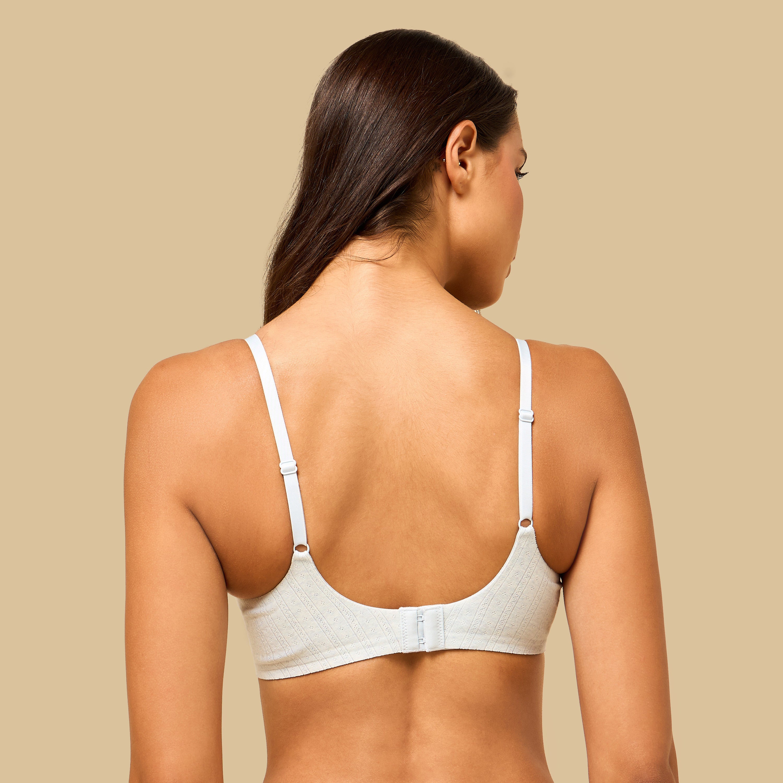 Pointelle Non-Wired Bonded Comfort Bra
