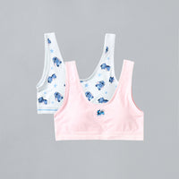 Pack of 2 - Stitch Print Padded Trainer Bra