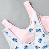 Pack of 2 - Stitch Print Padded Trainer Bra