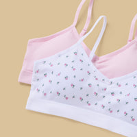 Pack of 2 - Ribbed Padded Trainer Bra