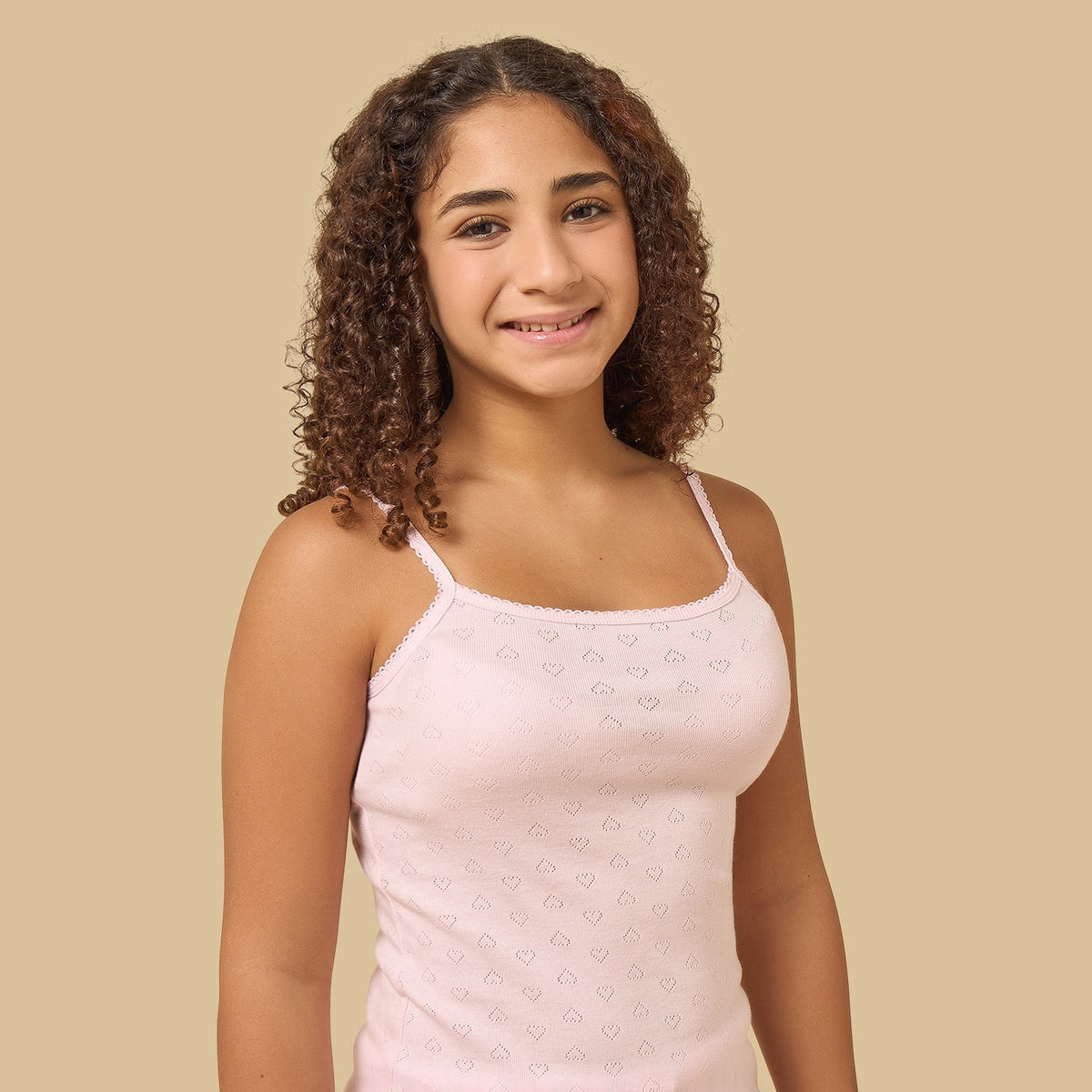 Pack of 2 - Textured Pointelle Vest