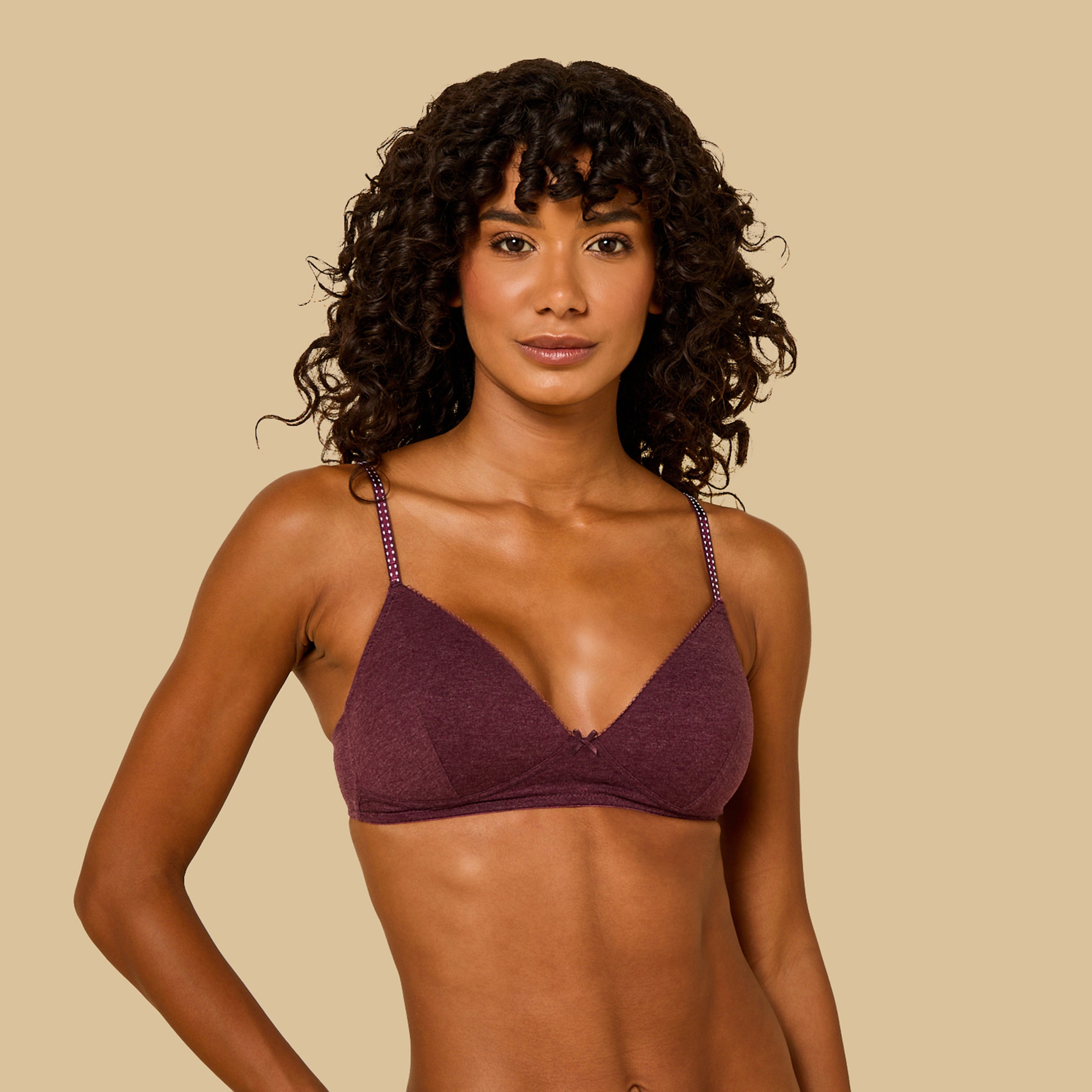 Pack of 2 - Padded A-frame Bra