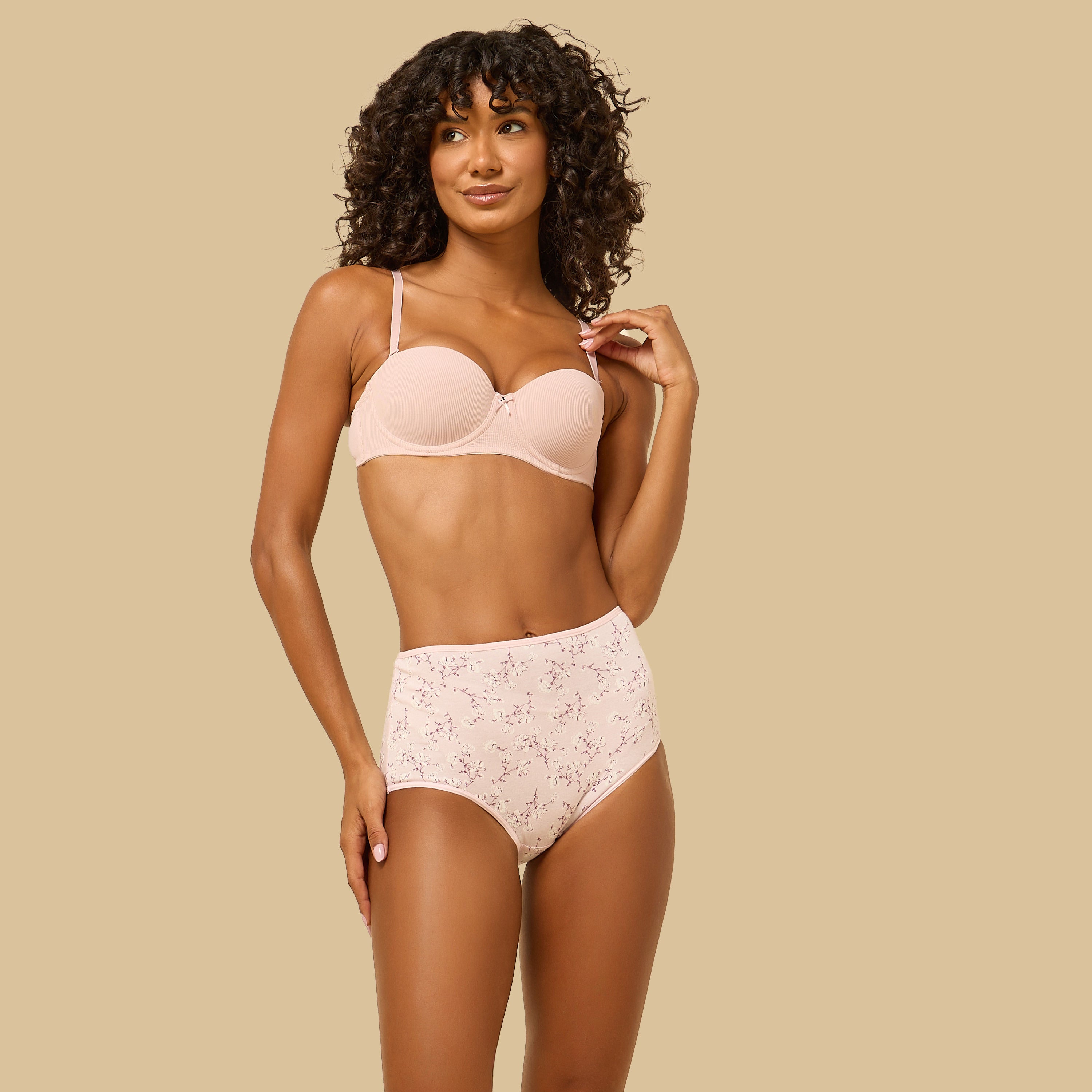Pack of 5 - Floral Print Full Briefs