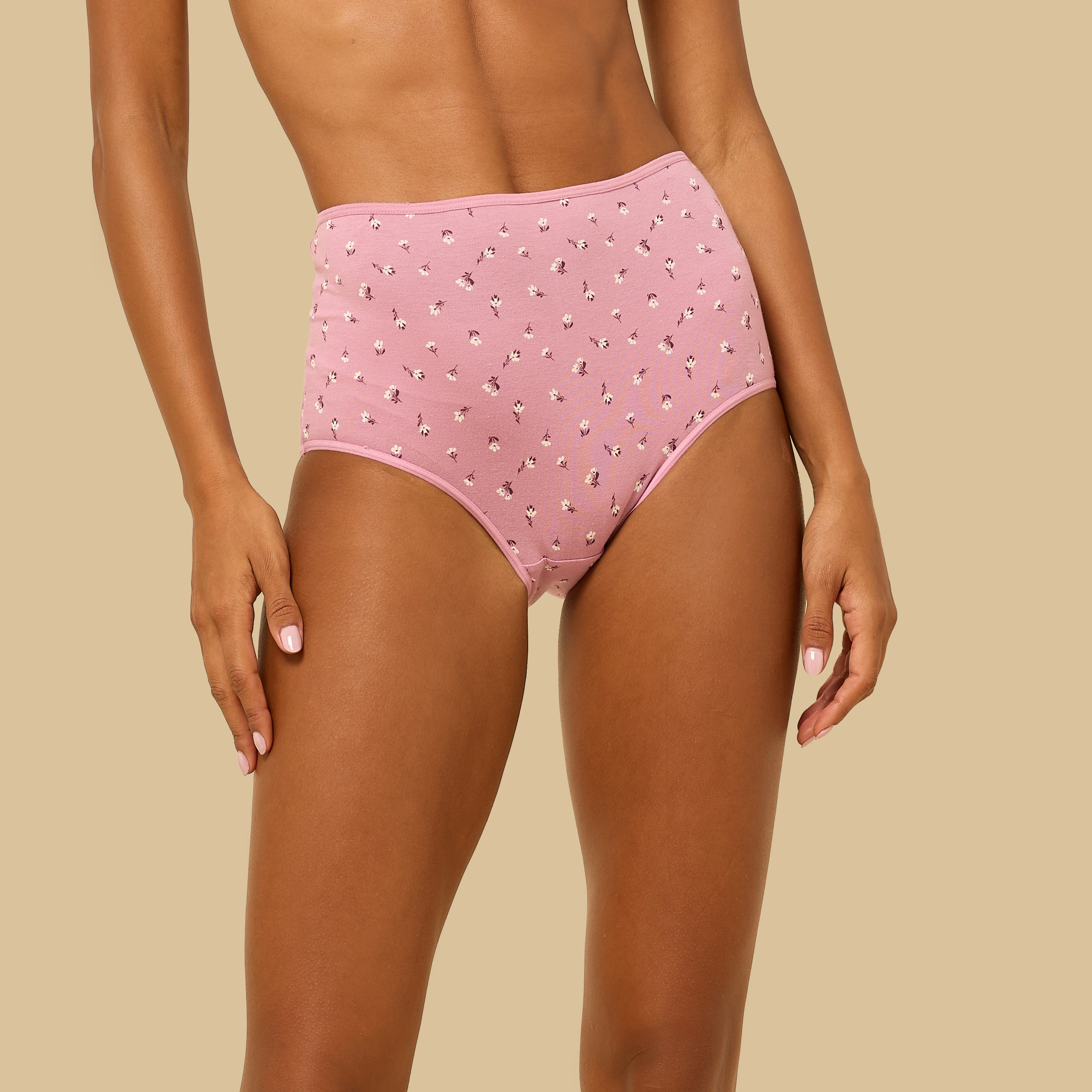 Pack of 5 - Floral Print Full Briefs