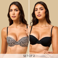 Pack of 2 - Assorted Demi Bra