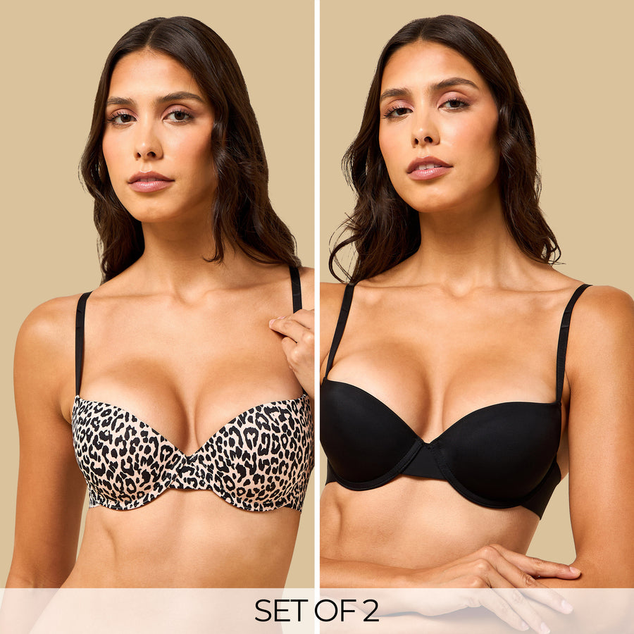 Pack of 2 - Assorted Demi Bra