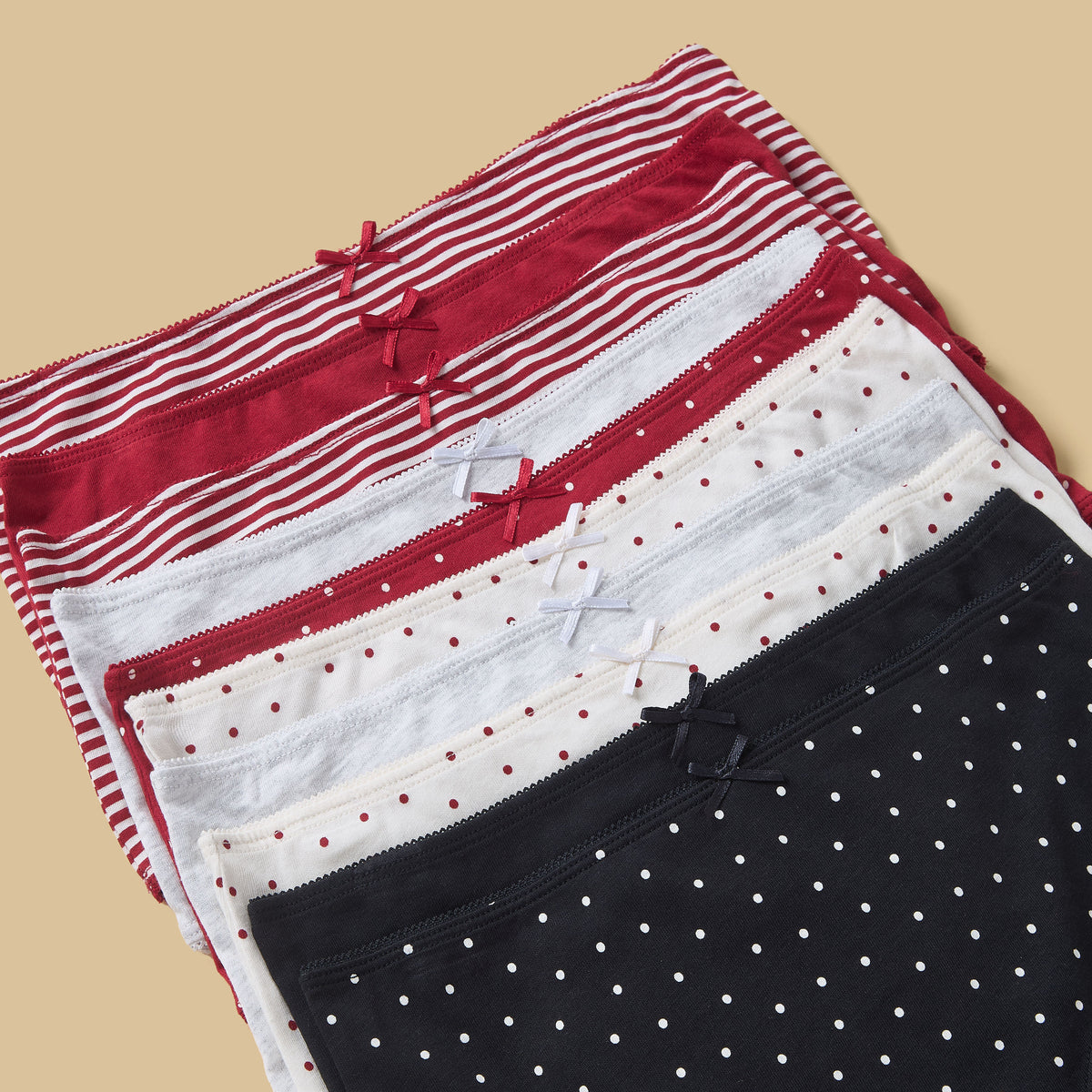 Pack of 10 - Assorted Print Briefs
