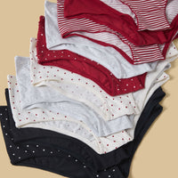 Pack of 10 - Assorted Print Briefs
