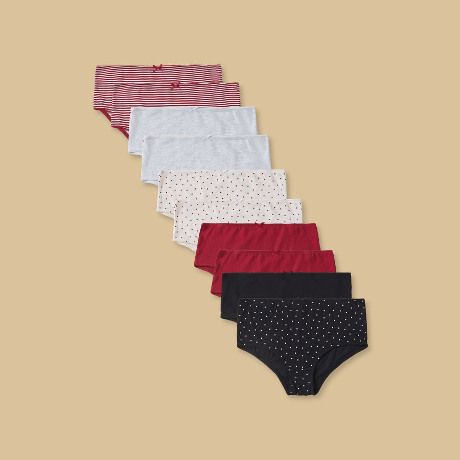 Pack of 10 - Assorted Print Briefs