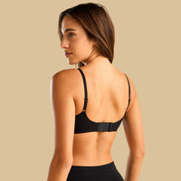 Ribbed Padded Non-Wired Bra