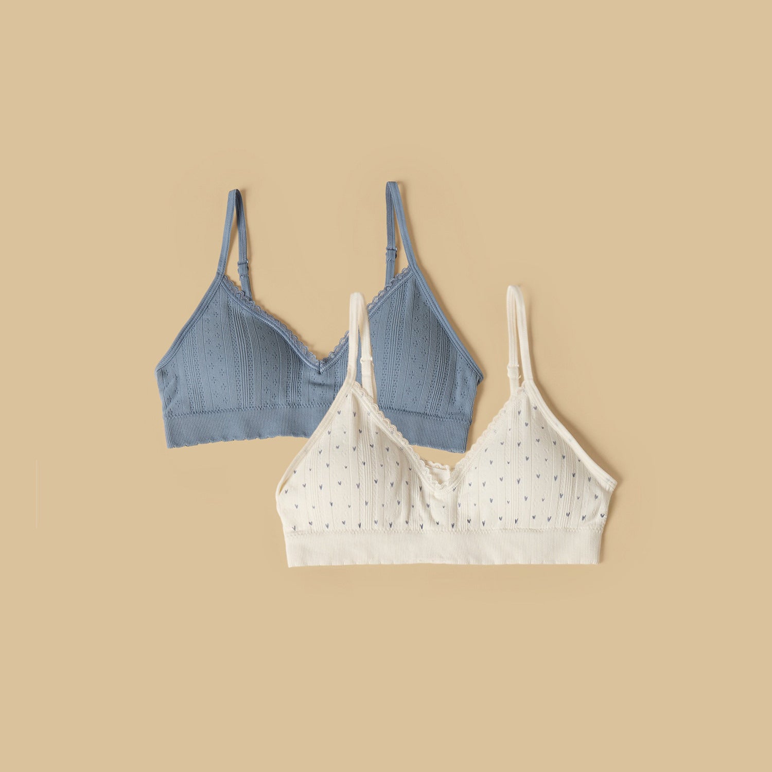 Pack of 2 - Textured Padded Bra