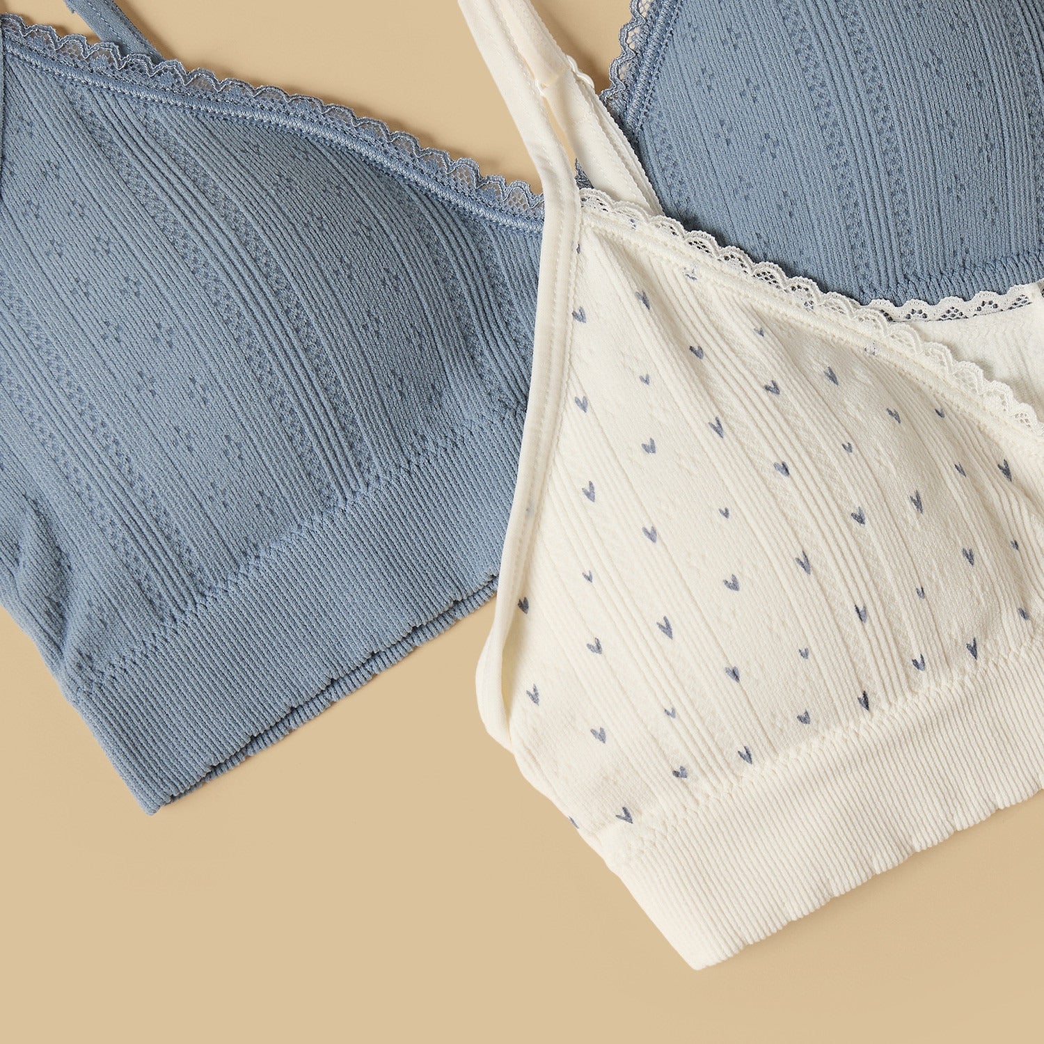 Pack of 2 - Textured Padded Bra