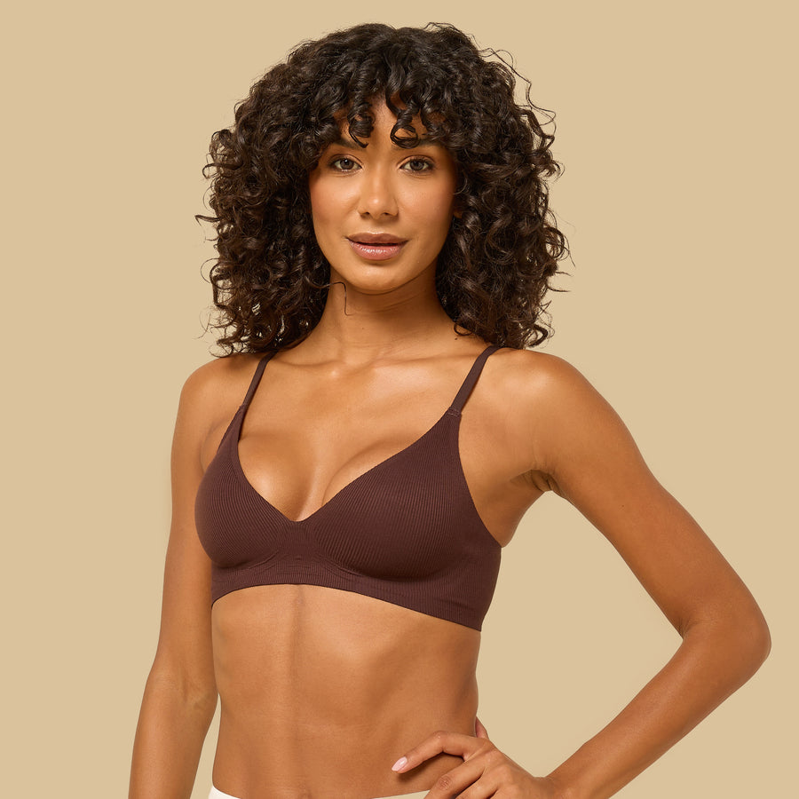 Ribbed Bonded Bralette
