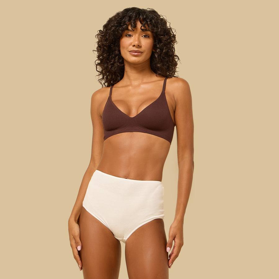 Ribbed Bonded Bralette
