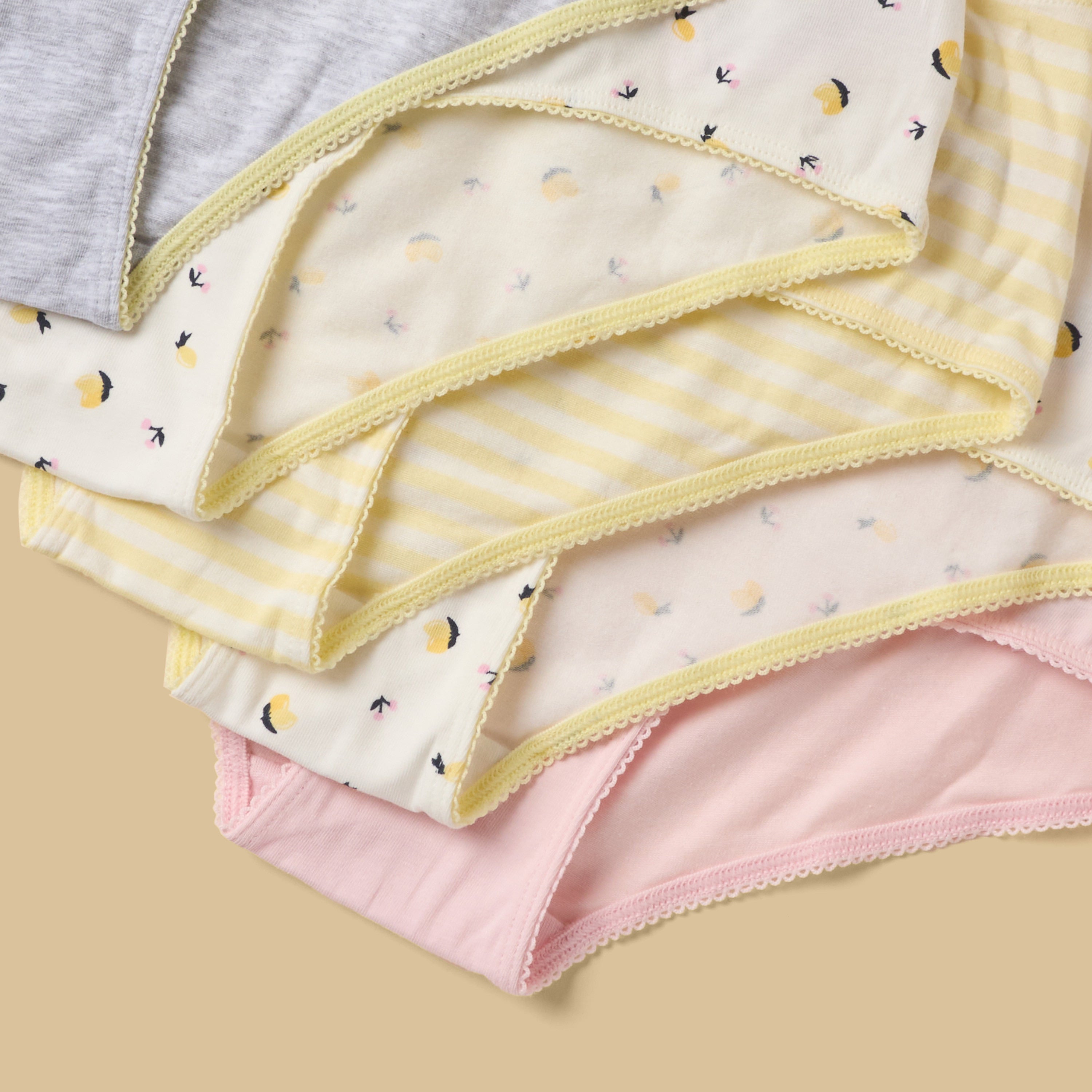 Pack of 5 - Lemon Print Briefs