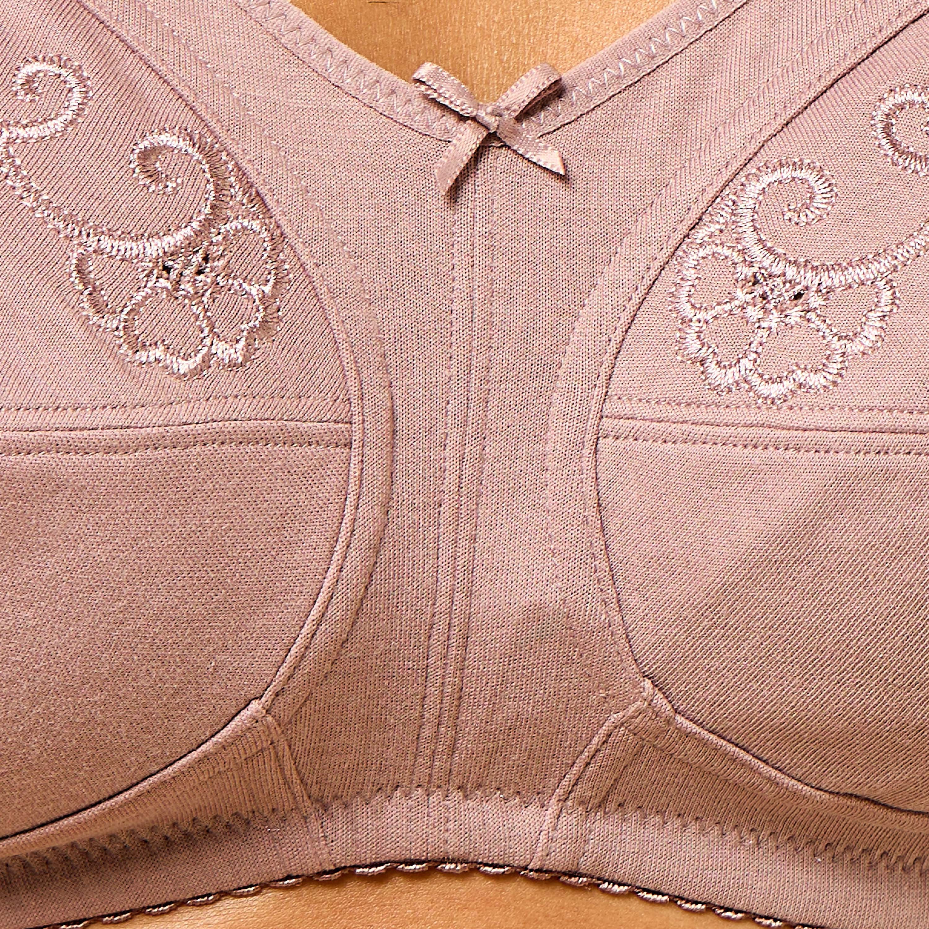 Embroidered Non-Padded Non-Wired Bra
