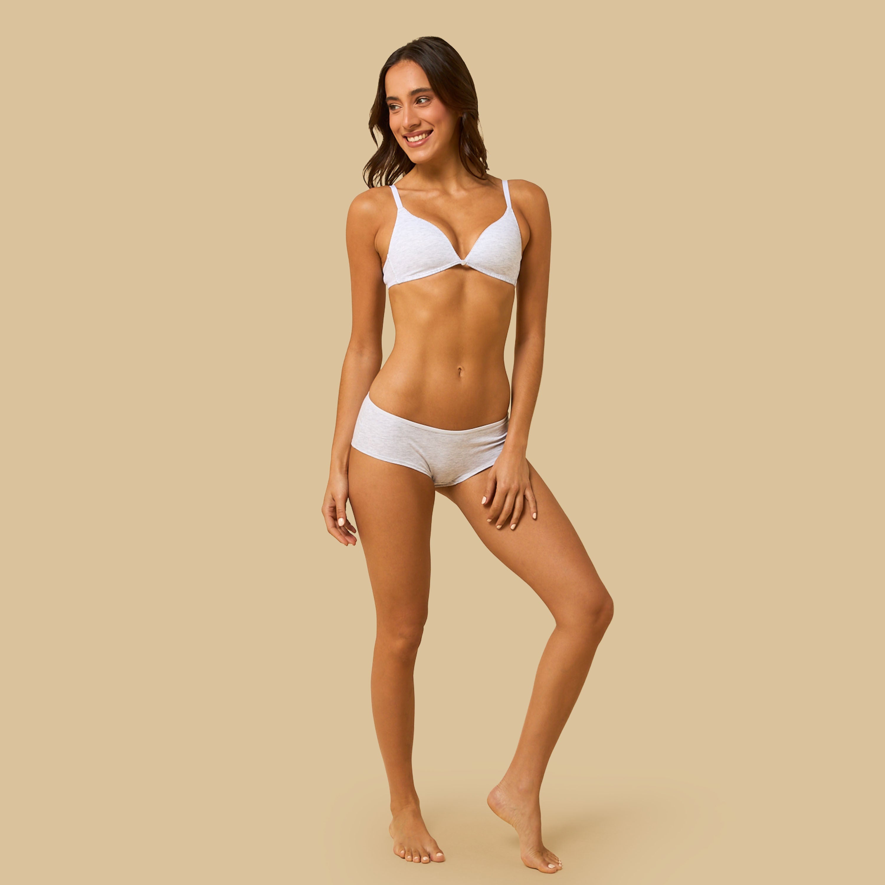 Pack of 2 - Assorted Padded Non-Wired A-frame Bra