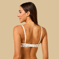 Floral Print Padded Non-Wired Bra