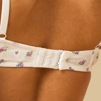 Floral Print Padded Non-Wired Bra
