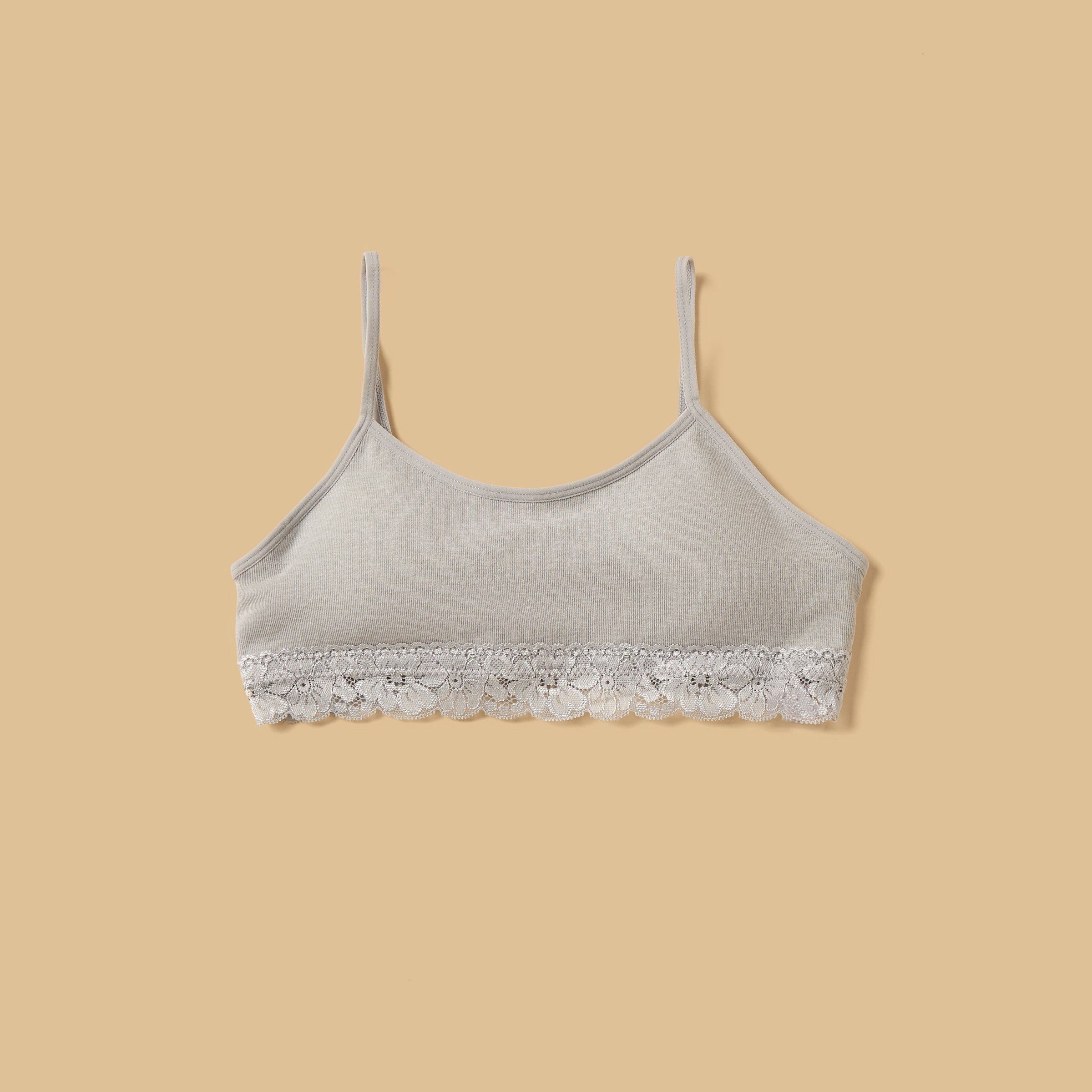 Pack of 2 - Lace Trim Seamless Padded Trainer Bra