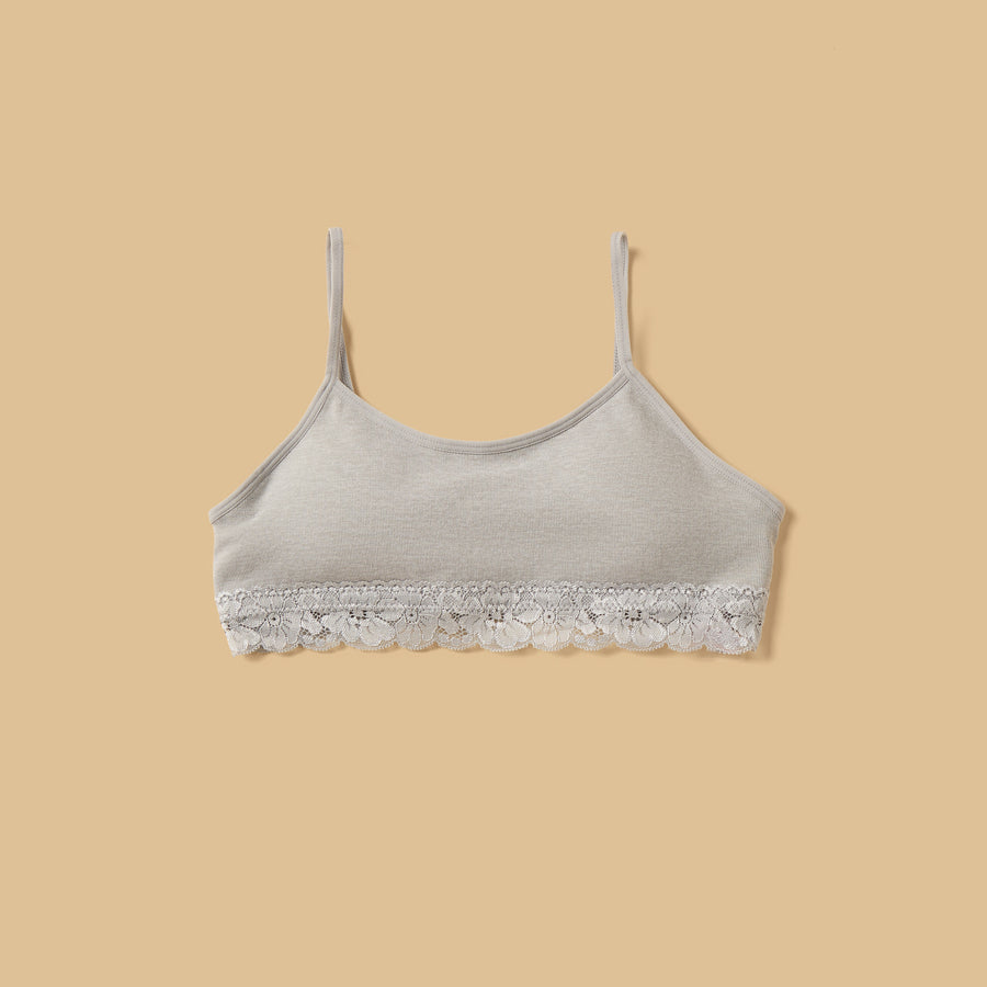Pack of 2 - Lace Trim Seamless Padded Trainer Bra