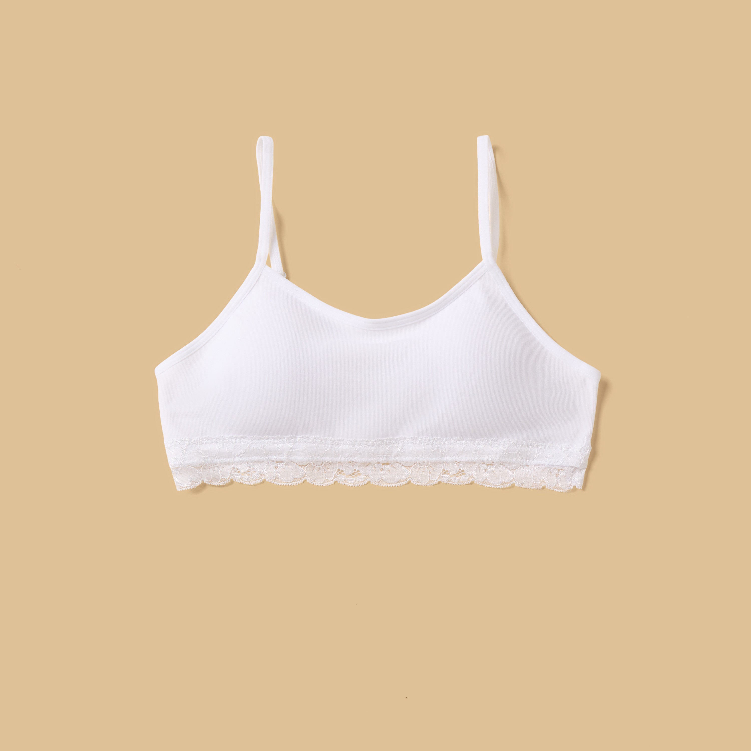 Pack of 2 - Lace Trim Seamless Padded Trainer Bra